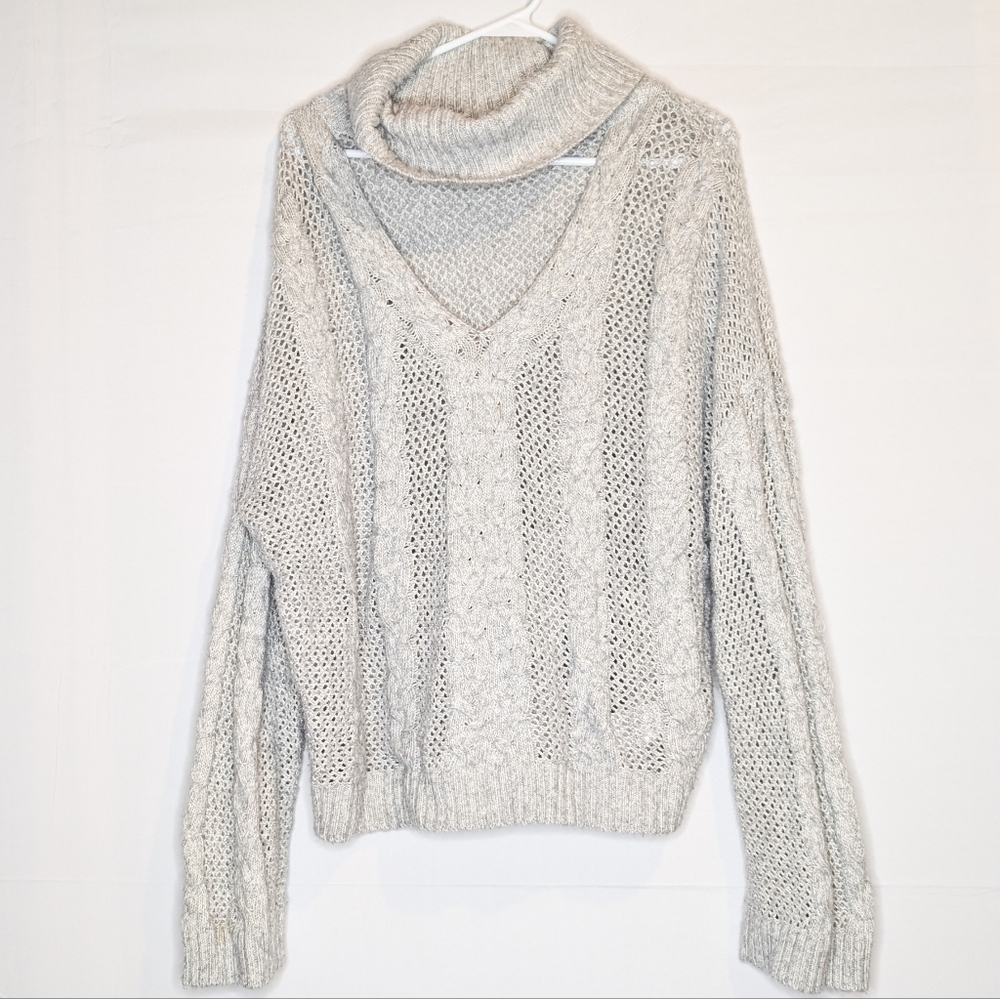 Urban Outfitters Gray Cowl Neck Sweater